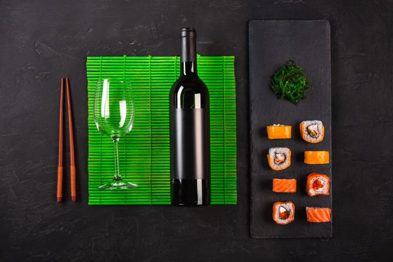 お寿司とお刺身とワインのペアリング 