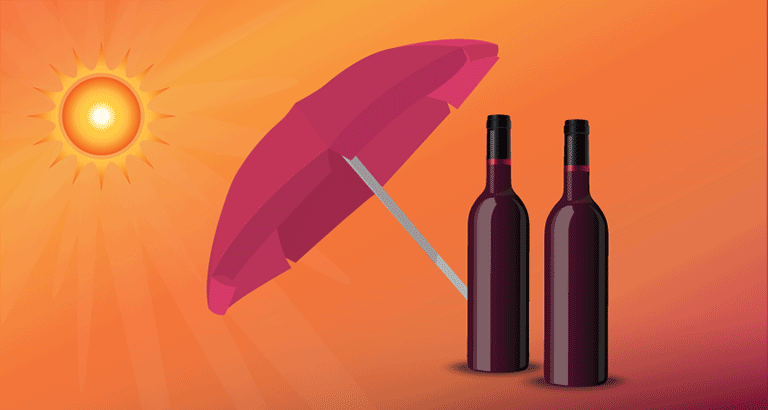 เก็บขวดไวน์ของคุณให้พ้นจากแสงแดด