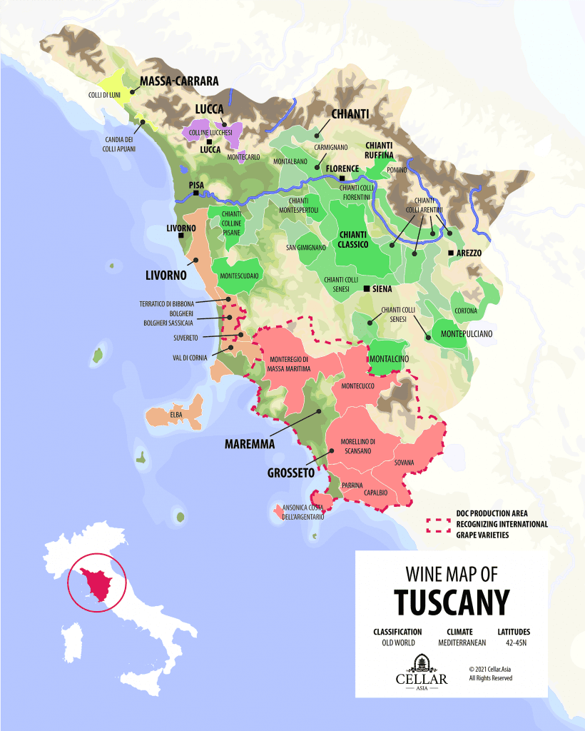 ไวน์ซูเปอร์ทัสกัน (Super Tuscan) คืออะไร? แหล่งกำเนิดของไวน์ซูเปอร์ทัสกัน พร้อมรายชื่อไวน์ซูเปอร์ทัสกันยอดนิยม