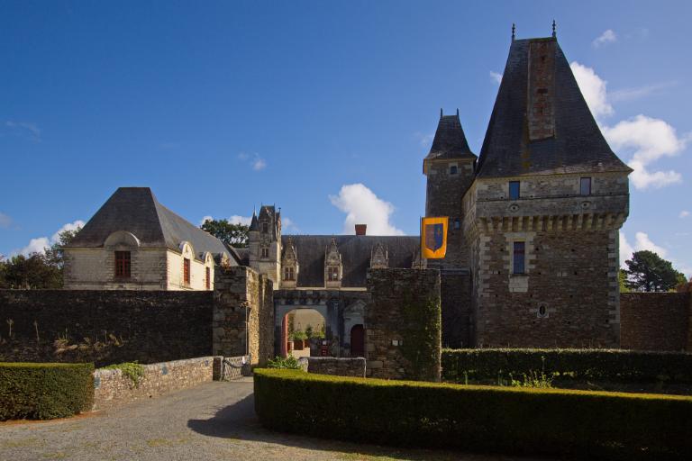 Castle Goulaine of the Loire valley in France, Europe