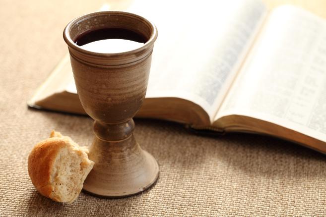 Wine, bread and Bible